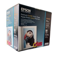 Фотопапір Epson 10x15см Premium Glossy Photo Paper, 255г/м², 500арк. C13S041826 фото
