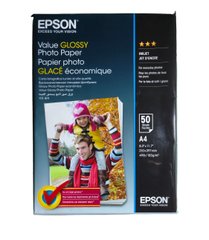 Фотопапір Epson A4 Value Glossy Photo Paper, 50арк, 183г/м2 C13S400036 фото