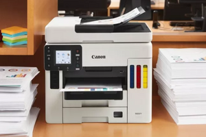 Компания Canon представила новые модели струйных принтеров MAXIFY GX для малого офиса.