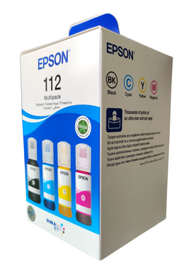 Набір чорнил EPSON 112 EcoTank 4-colour Multipack C13T06C64A фото