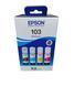 Набір з чотирьох контейнерів з чорнилом, Epson 103 Multipack (C,M,Y,Bk) C13T00S64A фото 1