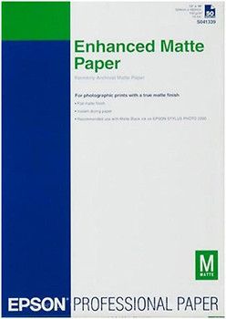 Бумага Epson A3+ Enhanced Matte Paper, 192г/м2, 100л. C13S041719 фото