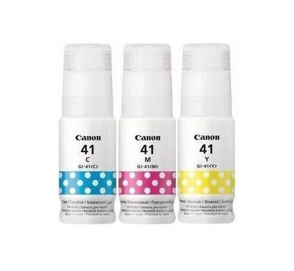 Комплект кольорових чорнил Canon GI-41 (C,M,Y) 210мл Оригінал GI41KIT2 фото