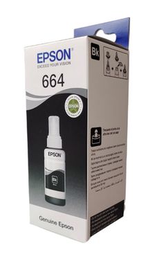 Контейнер з чорнилом Epson T664 L100/L200 black C13T66414A фото