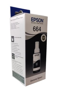 Контейнер з чорнилом Epson T664 L100/L200 black C13T66414A фото