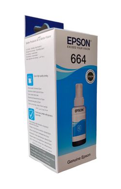 Контейнер з чорнилом Epson T664 L100/L200 cyan C13T66424A фото