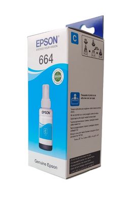 Контейнер з чорнилом Epson T664 L100/L200 cyan C13T66424A фото