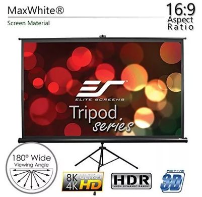 Проекційний екран на тринозі Elite Screens 72"(16:9)160*89см T72UWH фото