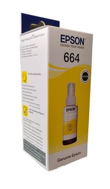 Контейнер з чорнилом Epson T664 L100/L200 yellow C13T66444A фото