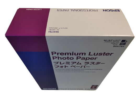 Фотопапір Epson A4 Premium Luster Photo Paper, 250арк. 250г/м C13S041784 фото