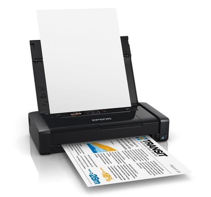 Принтер мобильный А4 Epson WorkForce WF-100W USB Wi-Fi 4 inks Pigment C11CE05403 фото