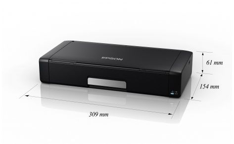 Принтер мобильный А4 Epson WorkForce WF-100W USB Wi-Fi 4 inks Pigment C11CE05403 фото