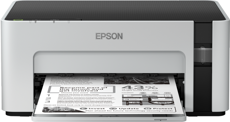 Принтер струйный монохромный А4 Epson EcoTank M1100 32 ppm USB Pigment C11CG95405 фото