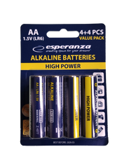 Щелочные батарейки ESPERANZA AAA 8 шт EZB104 фото