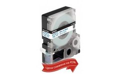 Картридж зі стрічкою Epson LK4WLN для принтерів LW-300/400/400VP/700 Std Blue/Wht 12mm/9m C53S654022 фото