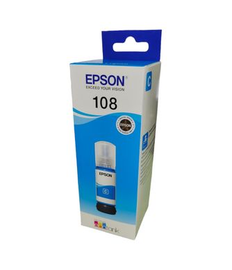 Контейнер з чорнилом Epson 108 для L8050/L18050 cyan C13T09C24A фото