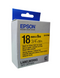 Картридж с лентой Epson LK5YBW Strong adh Black/Yellow 18mm/9m C53S655010 фото 1