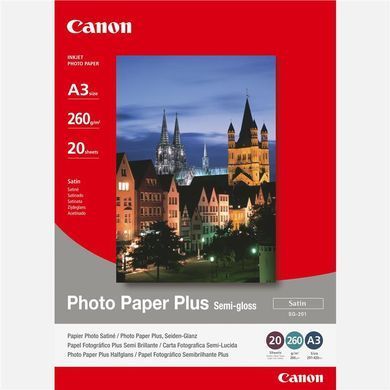 Фотопапір Canon Photo Paper Plus Semi-gloss SG-201, А3, 20арк. 1686B026 фото