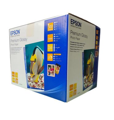 Фотопапір 13x18см Epson Premium Glossy Photo Paper 255г/м², 500арк. C13S042199 фото