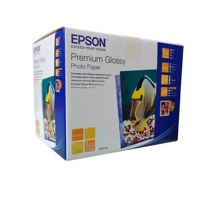 Фотопапір 13x18см Epson Premium Glossy Photo Paper 255г/м², 500арк. C13S042199 фото